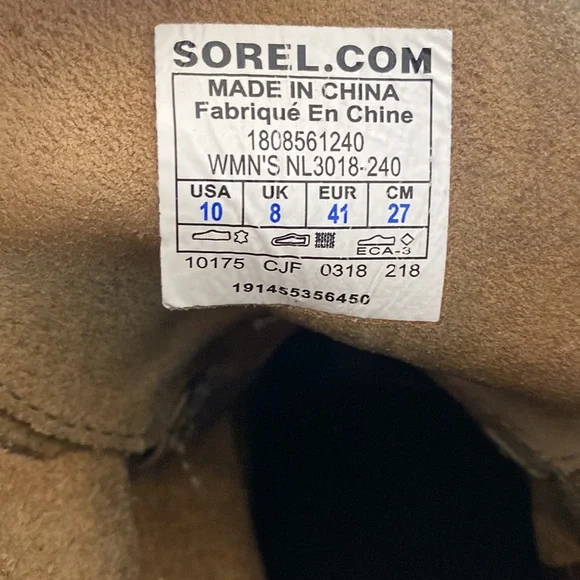 Sorel Joan of Arctic Wedge II Boot - Women's-Ash Brown-Sz 10 - Picture 11 of 15